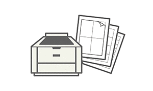 レーザープリンター用シール