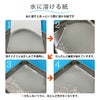 水に溶ける紙