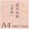 因州和紙 多彩